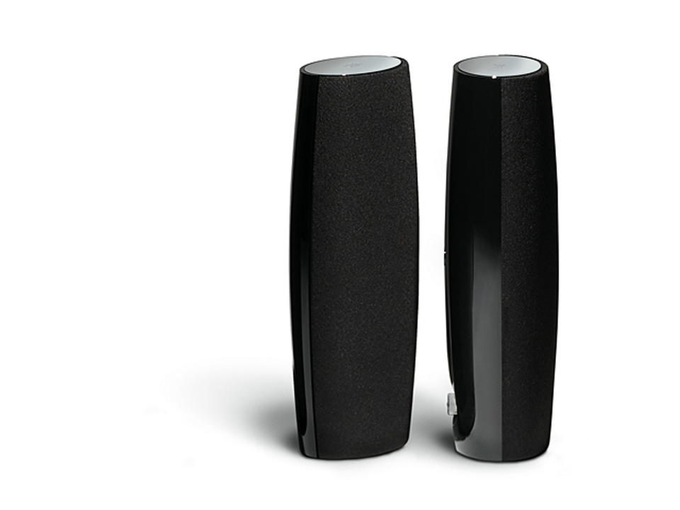 CINEMA SOUND CS 600 SAT - Black - 2-Way, Dual 3-1/2 inch Wall-Mountable Satellite Speakers. Part of the CINEMA SOUND CS68, CINEMA SOUND CS680 & CINEMA SOUND CS6100 systems. - Hero